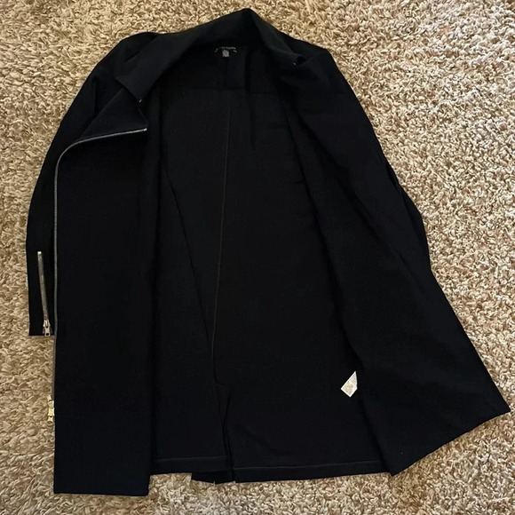 Eileen Fisher Stretch Crepe Moto Jacket - Picture 7 of 11